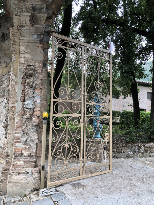 Restauro antico cancello di Villa